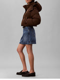 CK J D COL Giubbino matte con maniche staccabili marrone