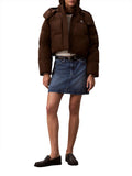 CK J D COL Giubbino matte con maniche staccabili marrone