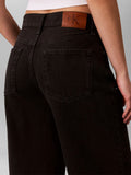 CK J D COL Jeans scuri wide leg worn GRIGIO SCURO
