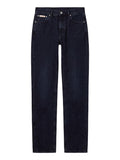 CK J D COL Jeans vita alta straight fit blu