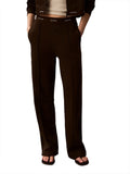 CK J D PRE Pantalone tuta terry con banda parlata CAFFE