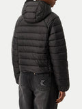 CK J D PRE Piumino trapuntato cropped leggero nero