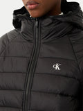 CK J D PRE Piumino trapuntato cropped leggero nero