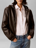 BARBOUR U Stivaletti beatles in pelle Slash 3193 NAVY