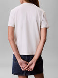 CK J D PRE T-shirt in cotone panna