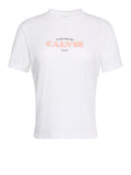 CK J D PRE T-shirt con scritta B.CO/ROSA