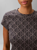 CK J D PRE T-shirt baby monologo grigio