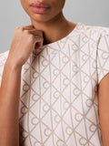 CK J D PRE T-shirt baby monologo panna