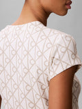 CK J D PRE T-shirt baby monologo panna