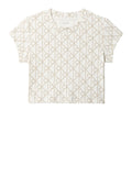 CK J D PRE T-shirt baby monologo panna