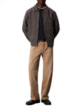 CK J U COL Maglioncino girocollo classic in cotone blu