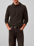 CK J U COL Felpa cappuccio 350terry badge nero