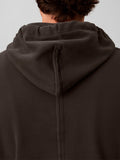 CK J U COL Felpa cappuccio 350terry badge nero
