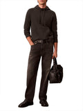 CK J U COL Felpa cappuccio 350terry badge nero