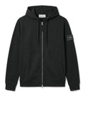 CK J U COL Felpa zip 350 sueded utility nero