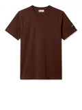 CK J U COL T-shirt sueded jersey marrone