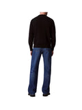 CK J U PRE Maglioncino girocollo basic relaxed fit nero
