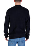 CK J U PRE Pullover in cotone waffle oversize nero