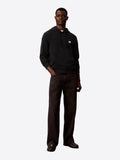 CK J U PRE Felpa con cappuccio 350 terry woven label nero