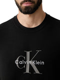 CK J U PRE Felpa basic monologo nero