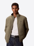 CK J U PRE Giubbino tecnico padded nylon harrington OLIVA