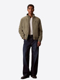 CK J U PRE Giubbino tecnico padded nylon harrington OLIVA