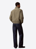 CK J U PRE Giubbino tecnico padded nylon harrington OLIVA