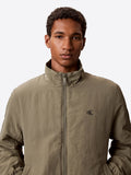 CK J U PRE Giubbino tecnico padded nylon harrington OLIVA