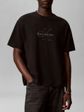 CK J U PRE T-shirt ricamo logo nero