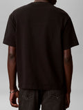CK J U PRE T-shirt ricamo logo nero
