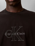 CK J U PRE T-shirt ricamo logo nero
