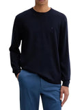 CK U COL Maglioncino girocollo lana merino nero