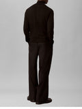 CK U COL Cardigan full zip in lana merino nero