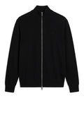 CK U COL Cardigan full zip in lana merino nero