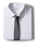 CK U PRE Cravatta severn textured solid grigio
