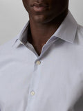 CK U PRE Camicia in popeline di cotone slim essential cielo