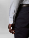 CK U PRE Camicia in popeline di cotone slim essential cielo