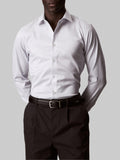 CK U PRE Camicia slim fit stretch in cotone B.CO/BLU
