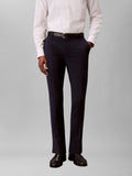 CK U PRE Pantaloni trop in misto lana slim INCHIOSTRO