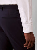 CK U PRE Pantaloni trop in misto lana slim INCHIOSTRO