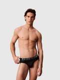 CK U.WEAR U Slip hip brief logo sfumato pacco da 3 nero