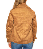 CLERY+R DS&C Giacca doppiopetto ecosuede beige