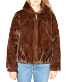 CLERY+R DS&C Giacca bomber in ecopelle MORO