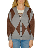 CLERY+R L-K Cardigana rombi grigio