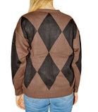 CLERY+R L-K Cardigana rombi MORO