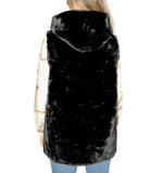 CLERY+R NTRFSHN Smanicato in ecopelliccia nero