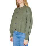 CLERY+R NTRFSHN Cardigan basic con bottoni militare