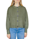 CLERY+R NTRFSHN Cardigan basic con bottoni militare