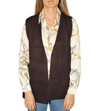 CLERY+R NTRFSHN Gilet in maglia aperto MORO