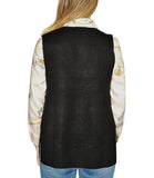 CLERY+R NTRFSHN Gilet in maglia aperto nero